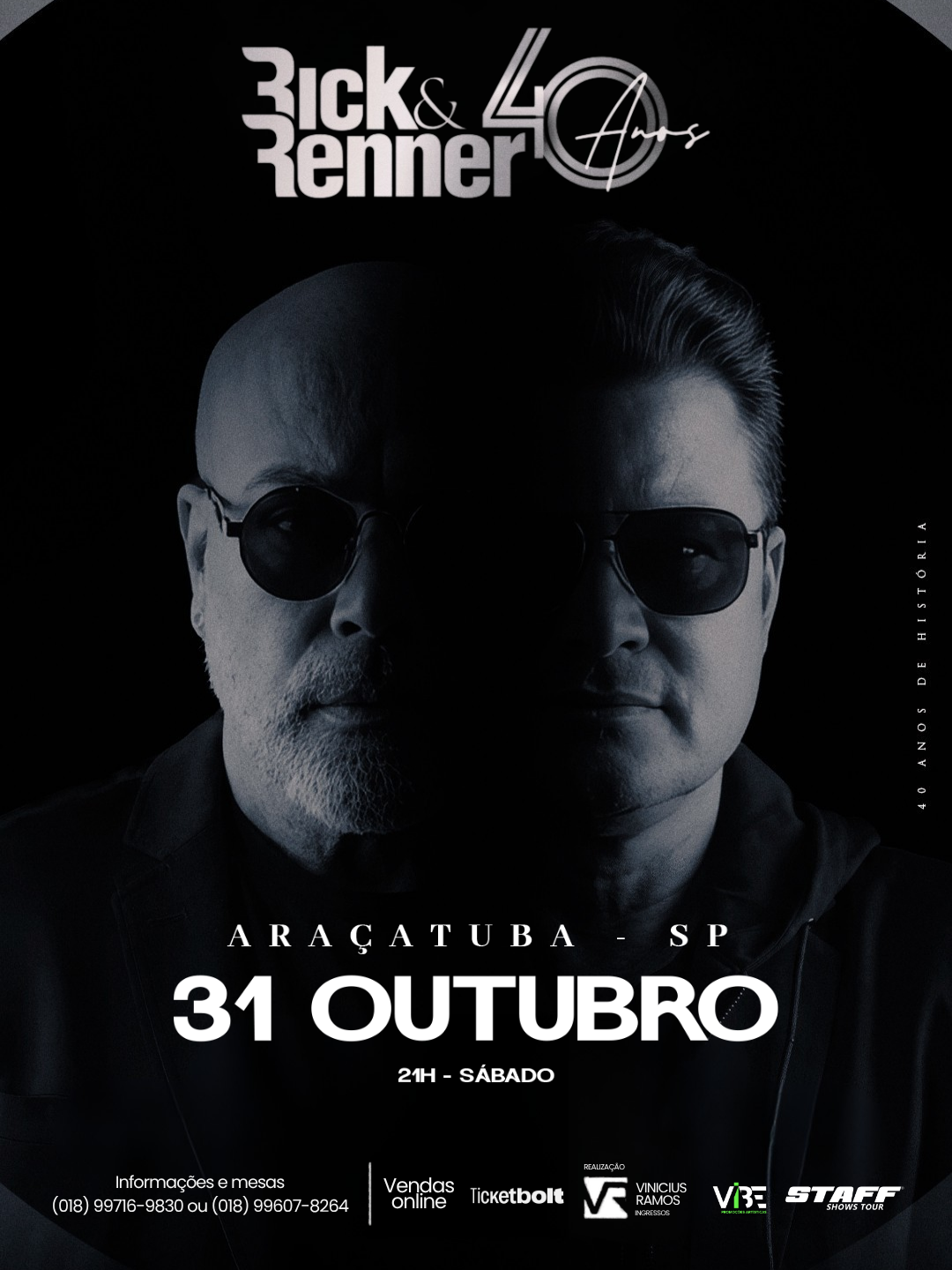 Rick e Renner - 40 anos