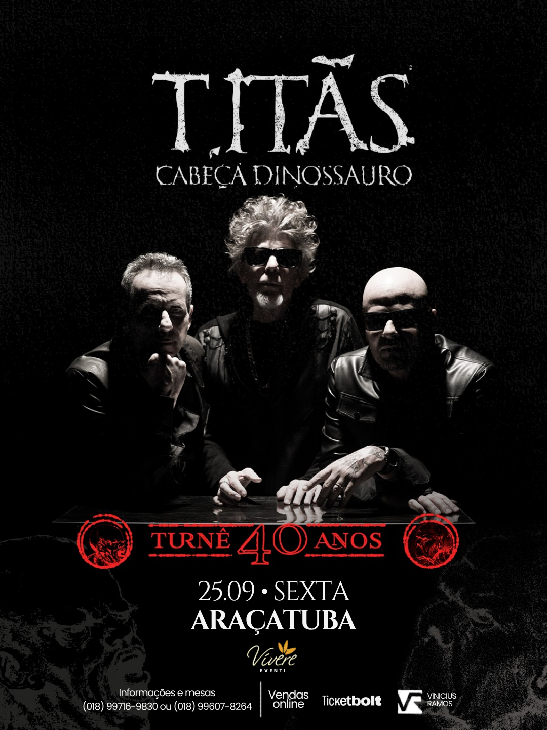 Titãs - Cabeça Dinossauro 40 anos